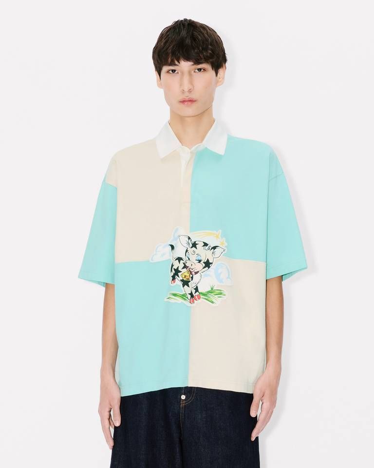 Kenzo - Áo polo cotton dáng rộng KENZO Cartoon