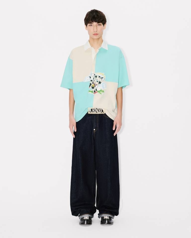 Kenzo - Áo polo cotton dáng rộng KENZO Cartoon