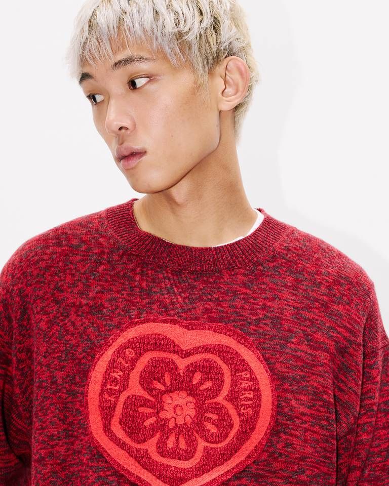 Áo len cotton nam thêu KENZO Boke Heart