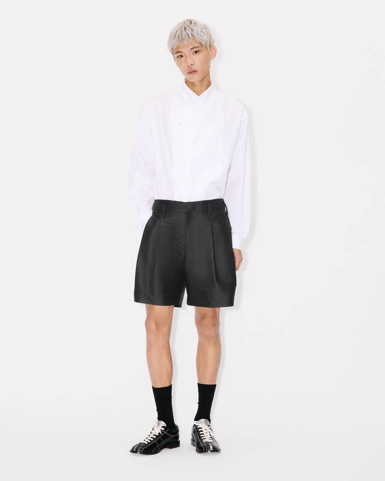 Kenzo - Quần short KENZO may đo từ len nguyên chất và lụa