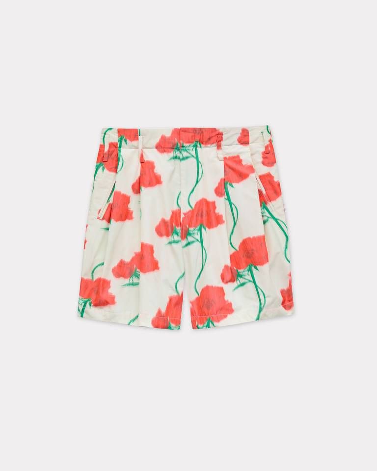 Kenzo - Quần short may đo KENZO Archive Rose vải taffeta kỹ thuật.