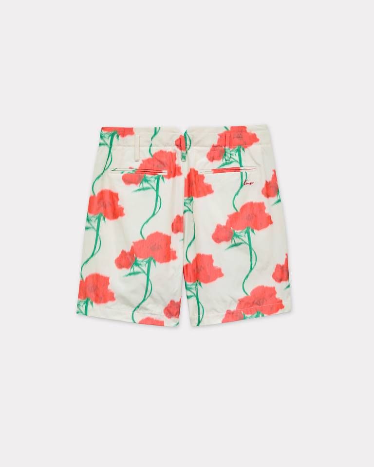 Kenzo - Quần short may đo KENZO Archive Rose vải taffeta kỹ thuật.