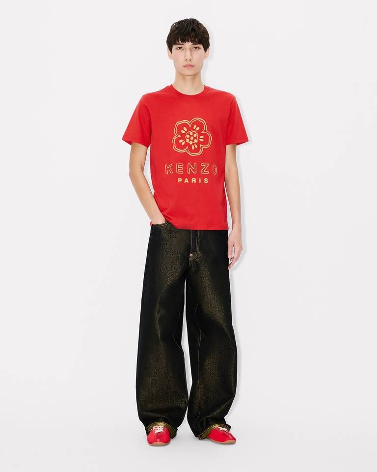 Kenzo - Áo thun cotton thêu KENZO Boke Flower dáng slim.