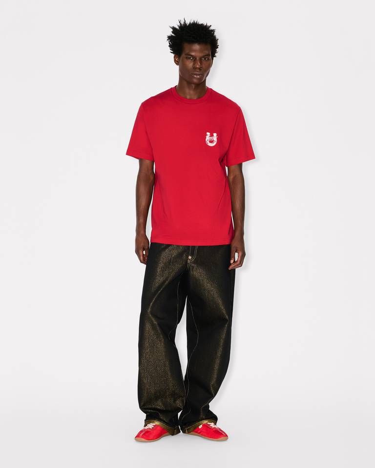Kenzo - Áo thun cotton KENZO Lucky Horses