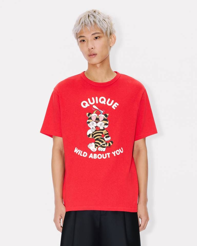 Kenzo - Áo thun cotton KENZO Cartoon Unisex