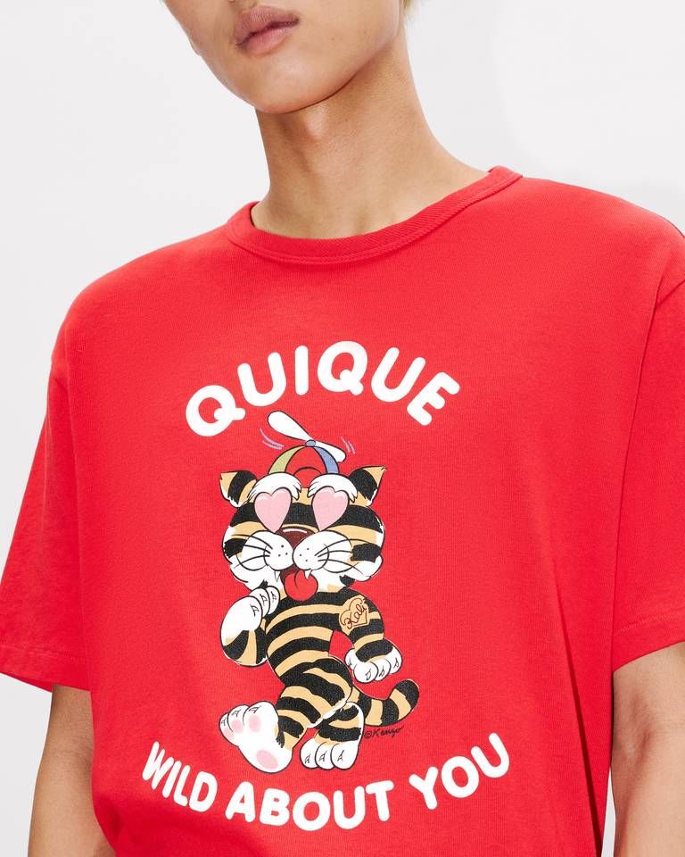 Kenzo - Áo thun cotton KENZO Cartoon Unisex