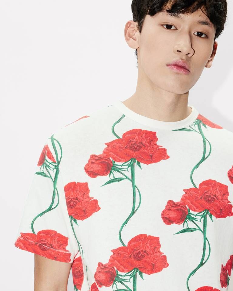 Kenzo - Áo thun cotton KENZO Archive Rose