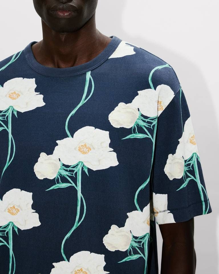Kenzo - Áo thun cotton KENZO Archive Rose