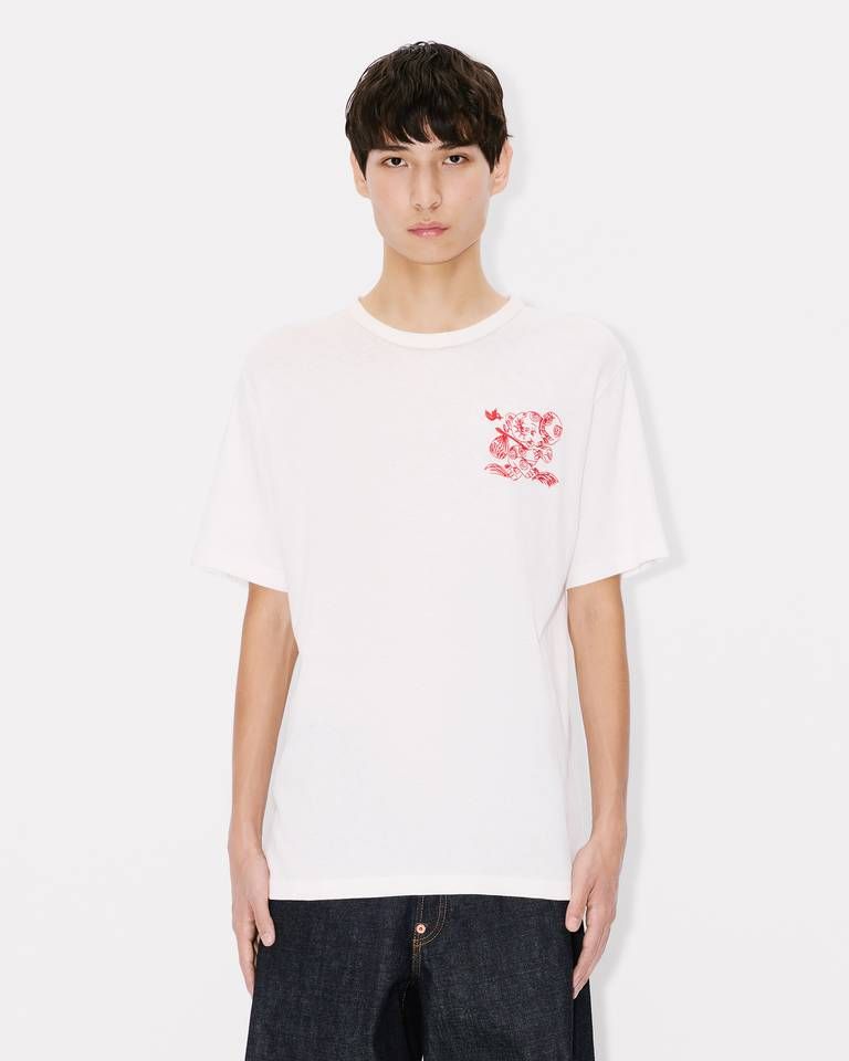 Kenzo - Áo thun cotton thêu KENZO Cartoon