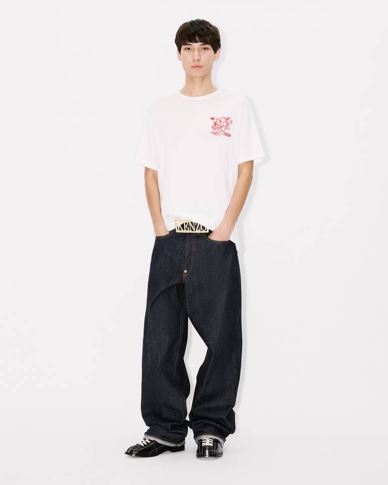 Kenzo - Áo thun cotton thêu KENZO Cartoon