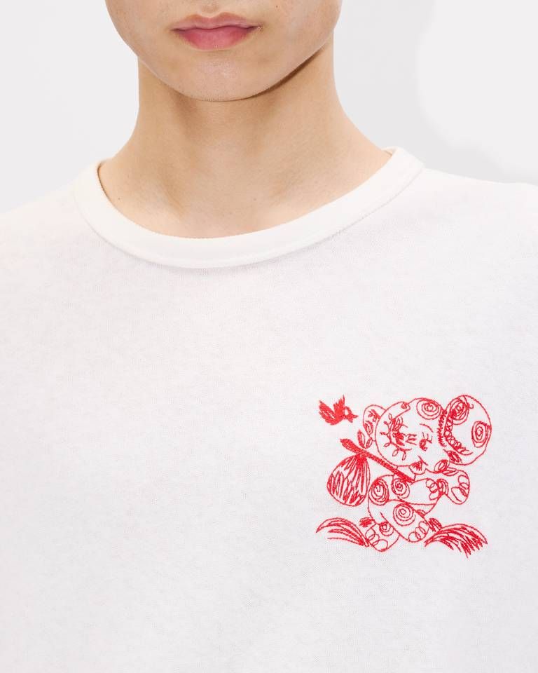 Kenzo - Áo thun cotton thêu KENZO Cartoon