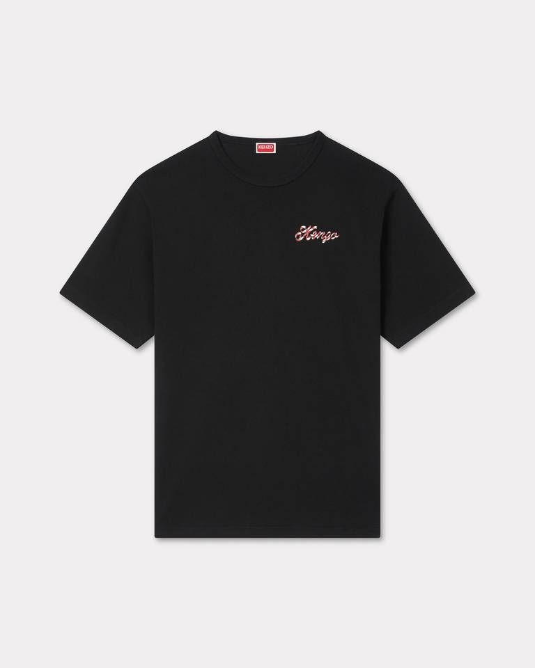 Áo thun cotton oversized KENZO Winter Holidays