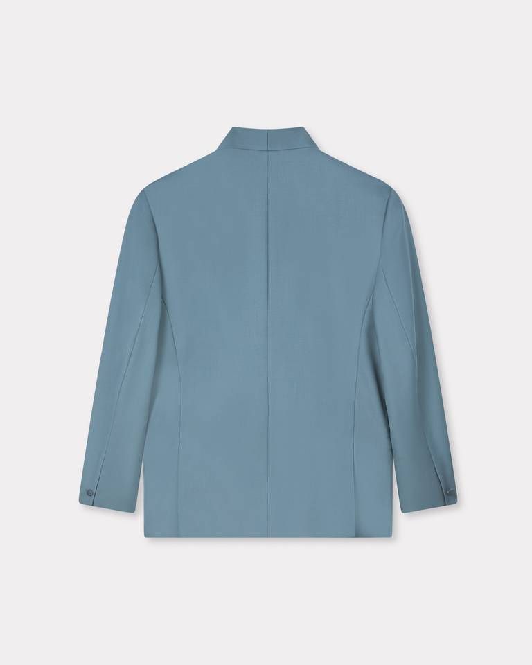 Kenzo - Áo khoác kimono KENZO hai hàng cúc vải len nguyên chất