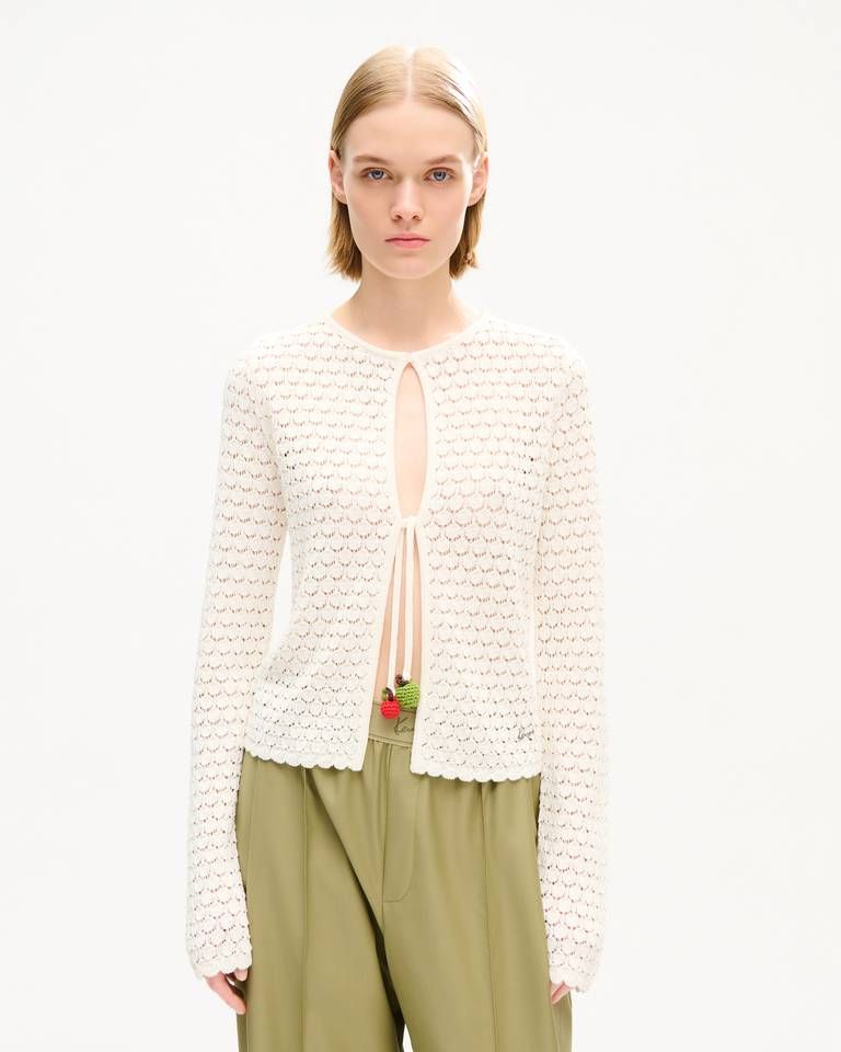 Kenzo - Áo khoác cardigan móc len KENZO Apple Pop