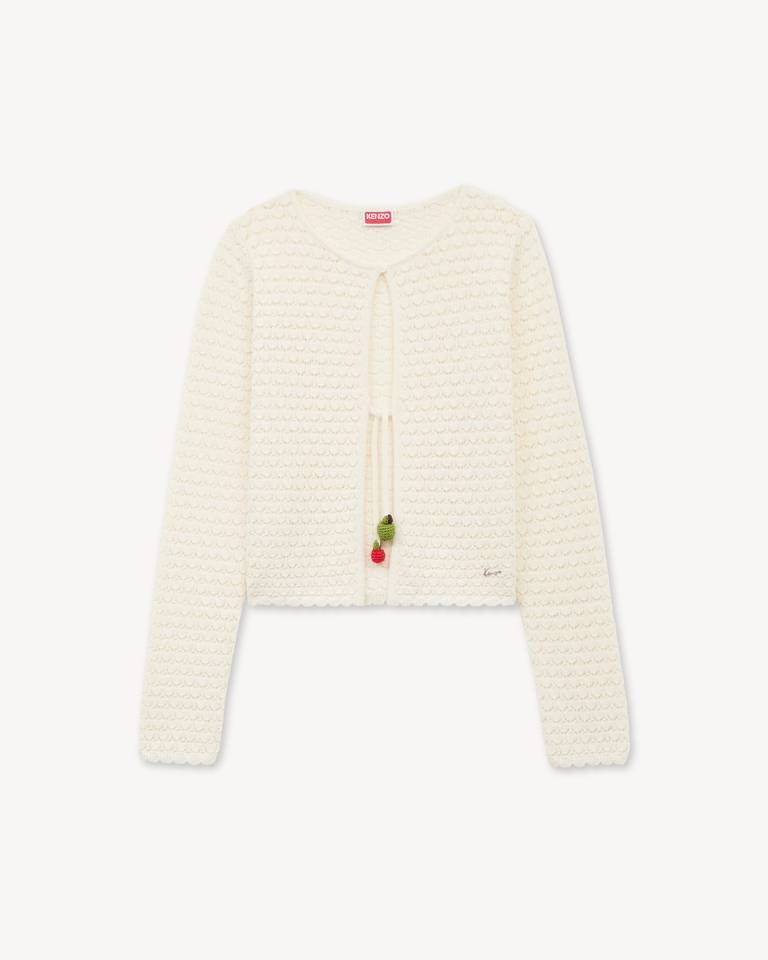 Áo khoác cardigan móc len KENZO Apple Pop