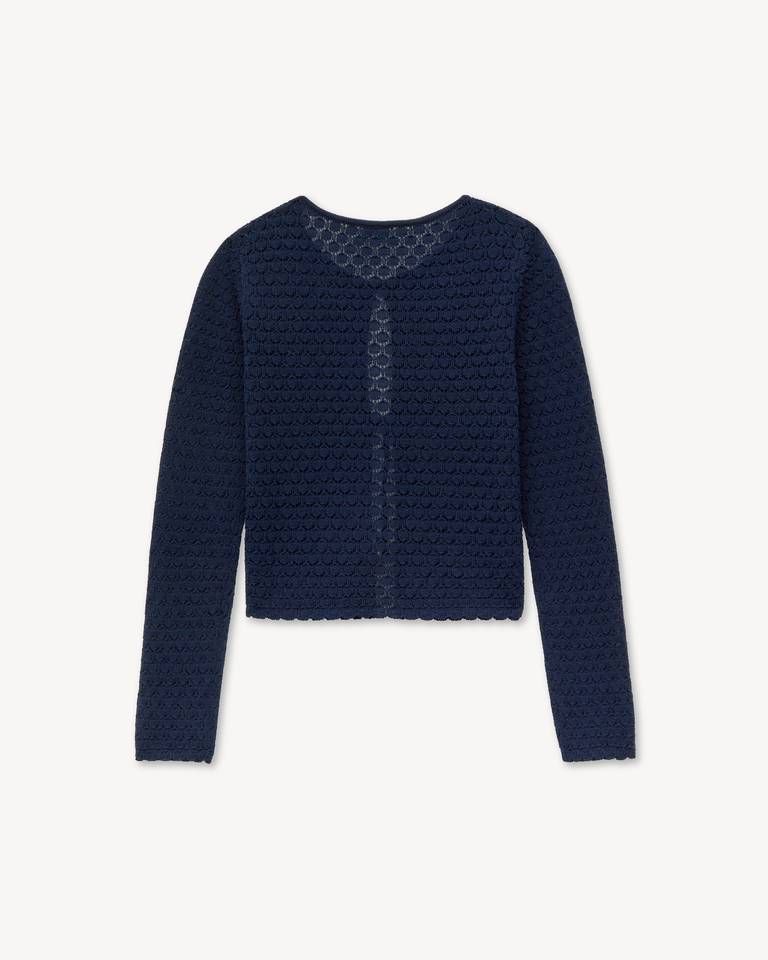 Kenzo - Áo khoác cardigan móc len KENZO Apple Pop