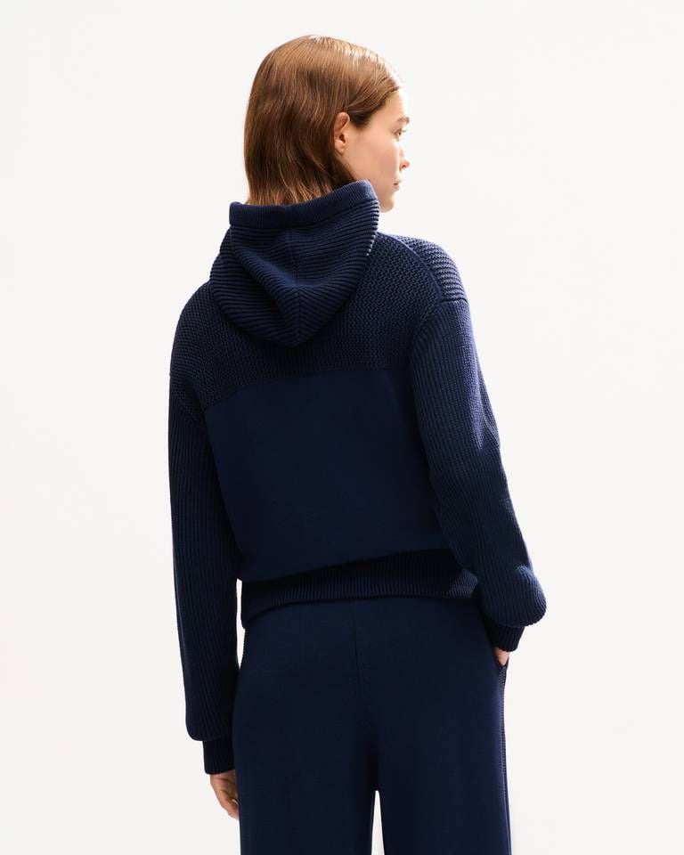 Áo hoodie dệt kim cotton len KENZO Signature