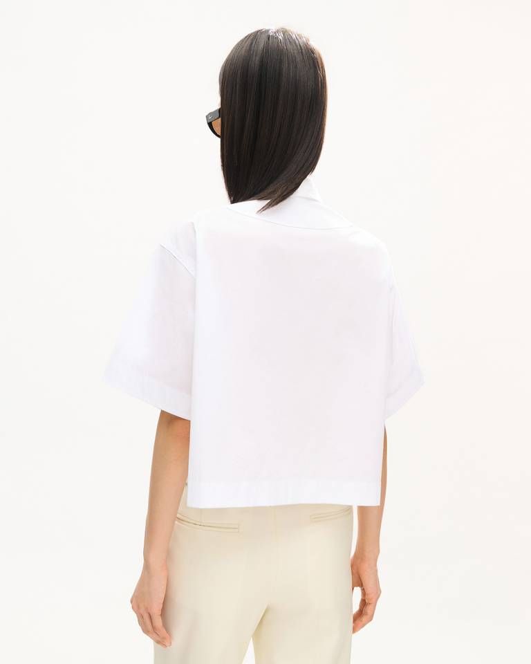 Kenzo - Áo sơ mi ngắn tay KENZO Signature vải cotton poplin