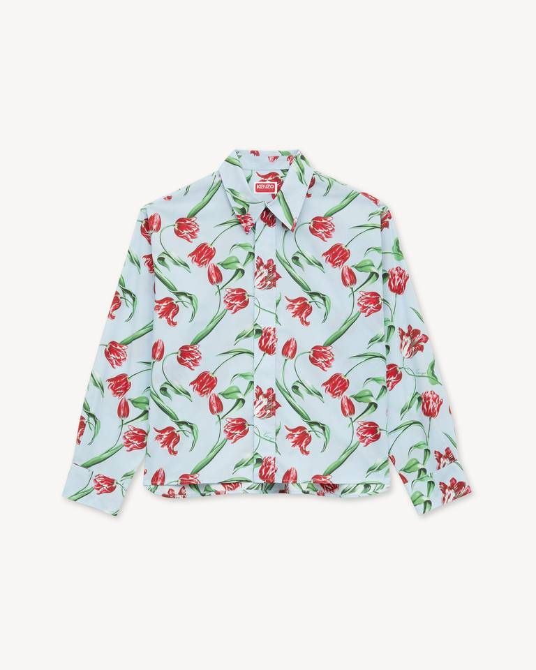 Áo sơ mi Tulip của KENZO vải cotton poplin