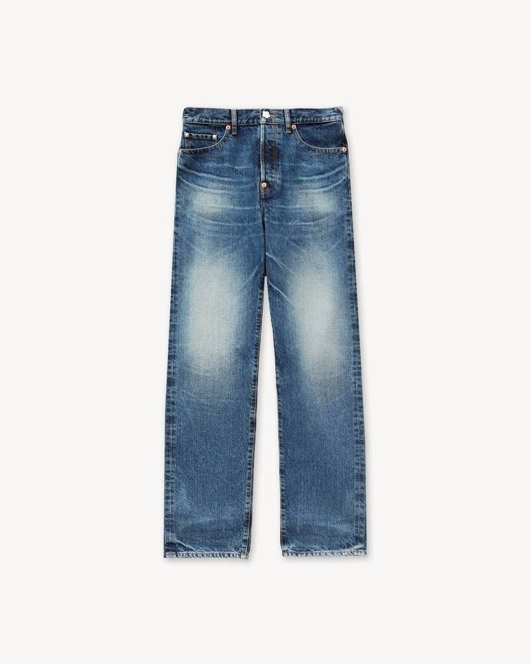 Quần jeans KENZO denim Nhật Bản ống đứng