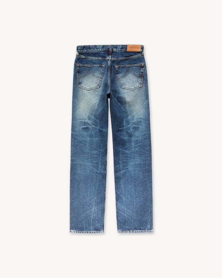 Quần jeans KENZO denim Nhật Bản ống đứng