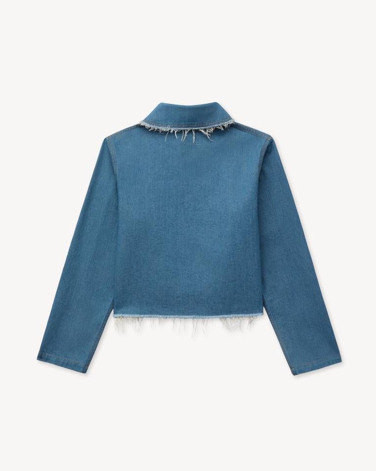 Kenzo - Áo khoác công sở KENZO vải denim Nhật Bản