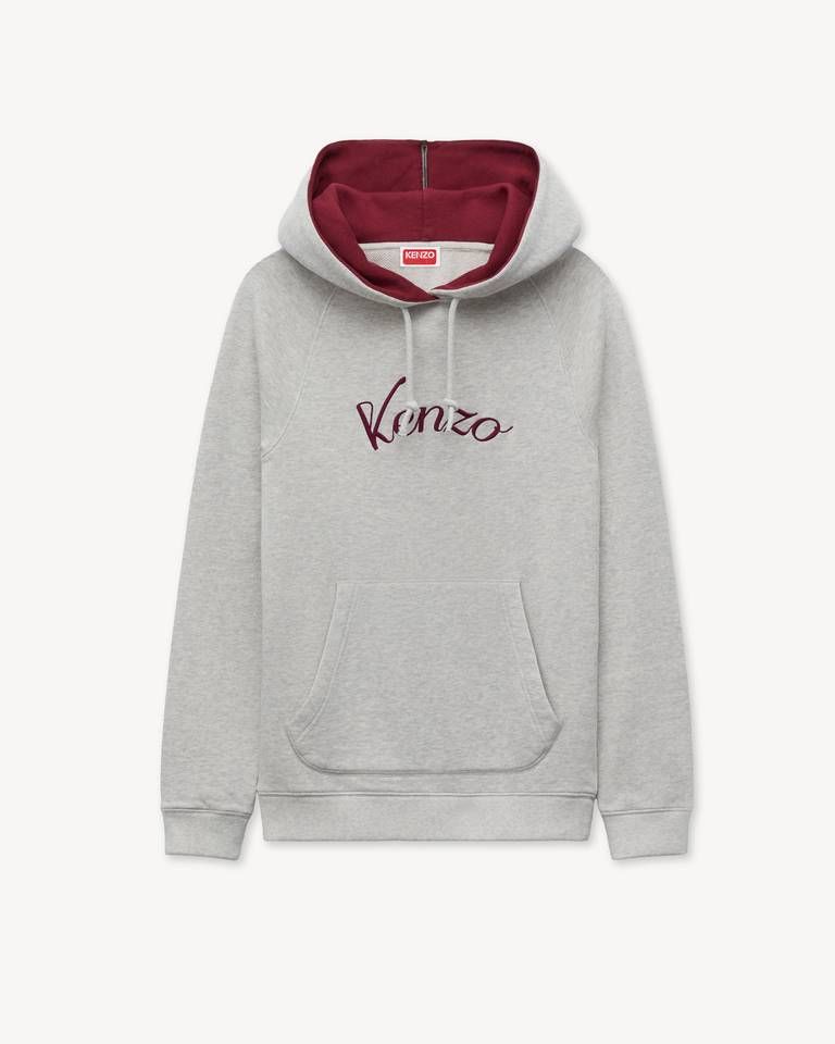 Áo hoodie ôm sát KENZO Varsity thêu họa tiết, chất liệu cotton