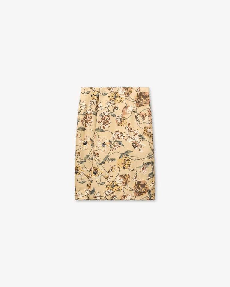 Chân váy midi quấn lụa KENZO Wildflower