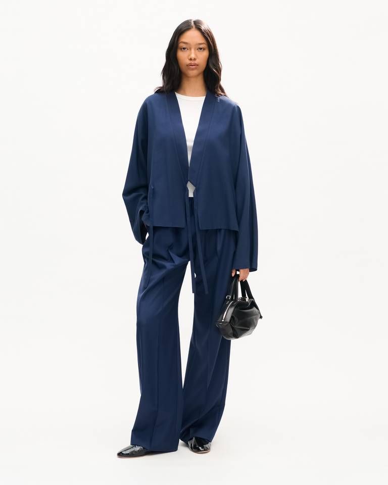 Kenzo - Quần dài KENZO có chun co giãn làm từ len nguyên chất