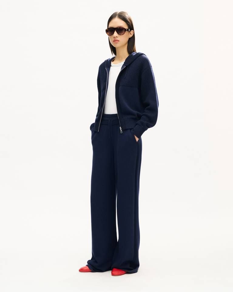 Kenzo - Quần ống đứng KENZO Signature chất liệu cotton pha len