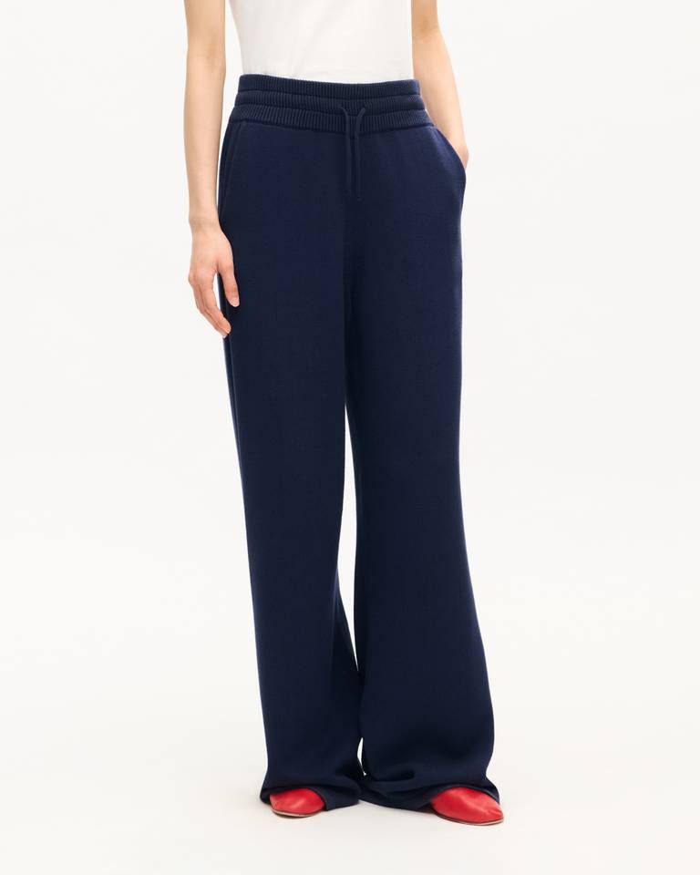 Kenzo - Quần ống đứng KENZO Signature chất liệu cotton pha len