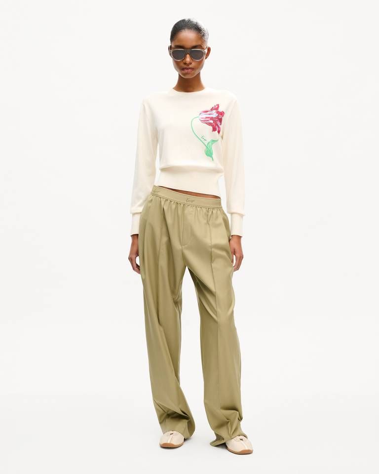 Kenzo - Áo len Tulip hiệu KENZO làm từ chất liệu cotton
