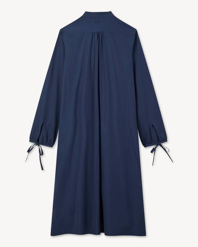 Kenzo - Đầm dài tay dáng midi hiệu KENZO, chất liệu cotton poplin mỏng nhẹ