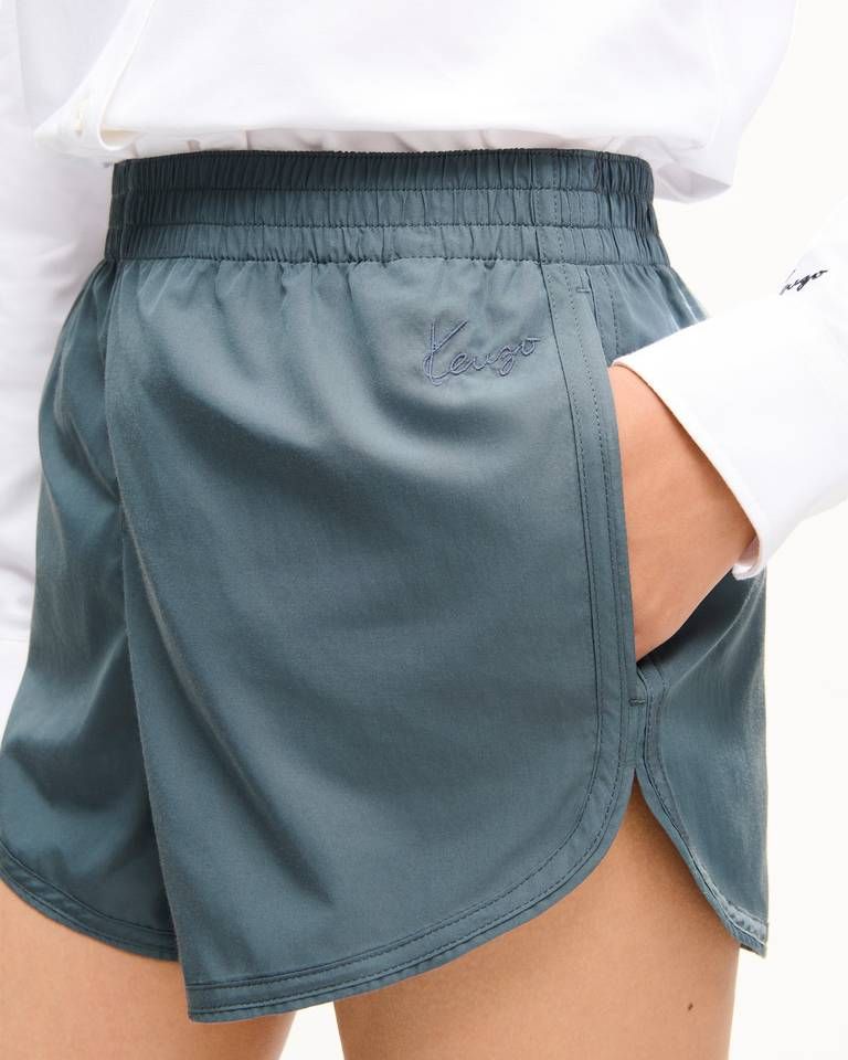 Kenzo - Quần short thêu KENZO Signature
