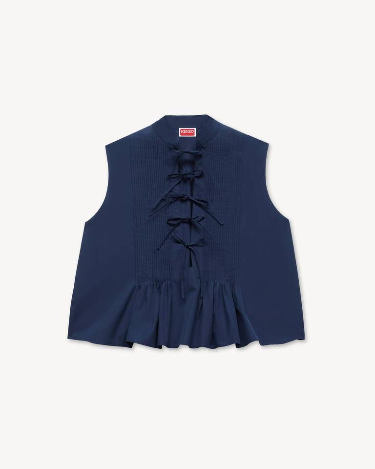 Kenzo - Áo không tay KENZO chất liệu cotton poplin