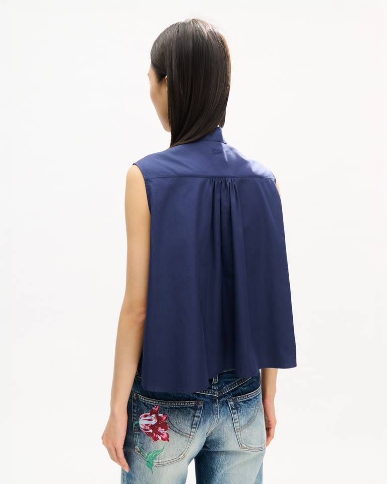 Kenzo - Áo không tay KENZO chất liệu cotton poplin