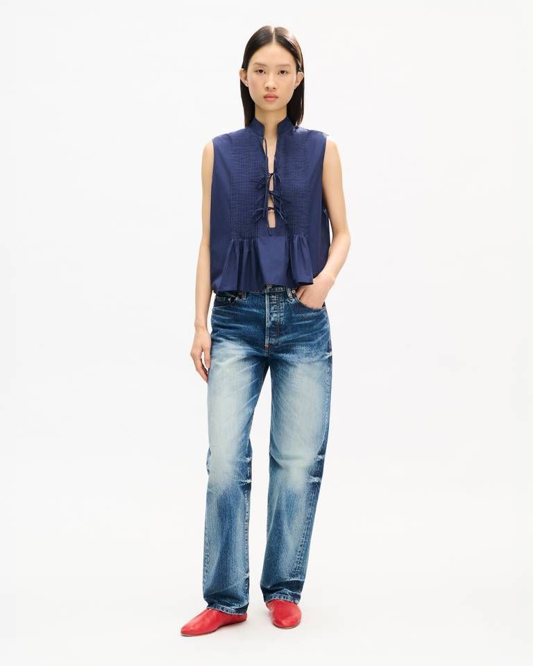 Kenzo - Áo không tay KENZO chất liệu cotton poplin