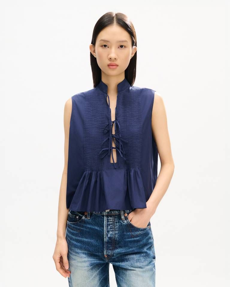 Kenzo - Áo không tay KENZO chất liệu cotton poplin