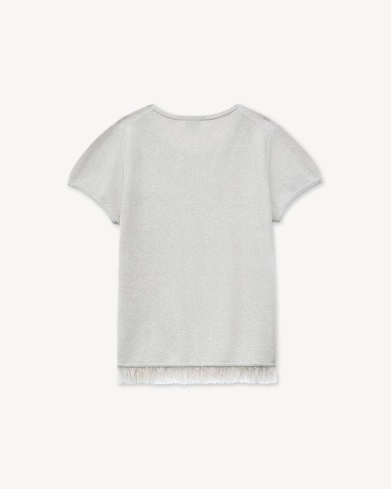 Kenzo - Áo kiểu thêu KENZO Sounds vải cotton lanh