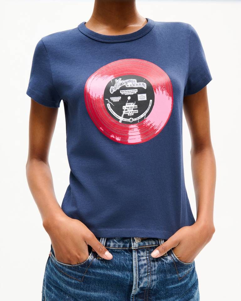 Kenzo - Áo thun cotton KENZO Sounds dáng ôm