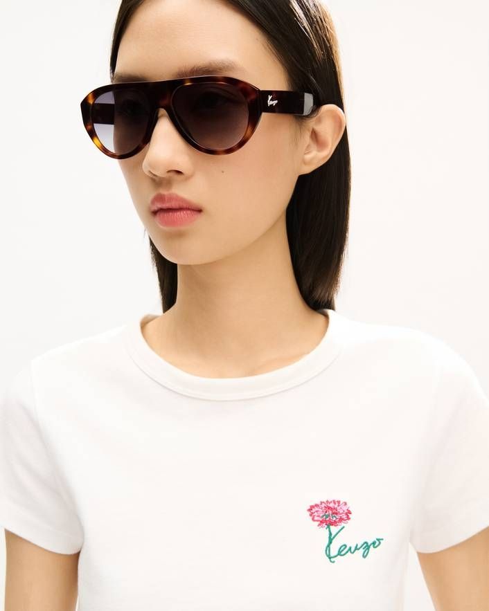 Áo thun cotton KENZO Tulip
