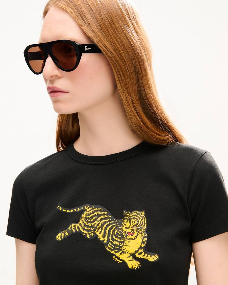 Kenzo - Áo thun KENZO Jumping Tiger vải cotton