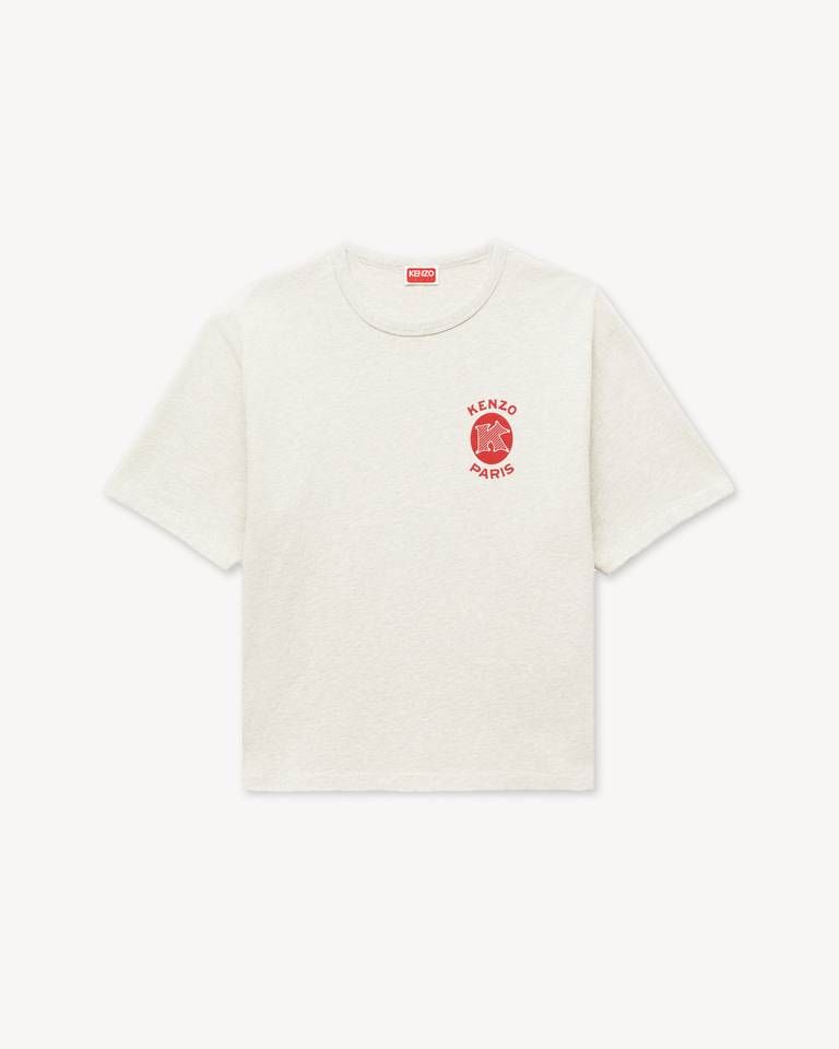 Áo thun cotton dáng rộng KENZO Paris Emblem