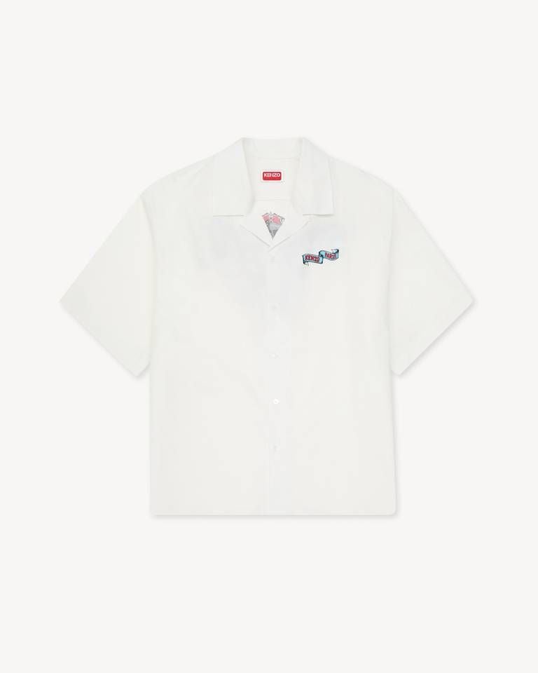Áo sơ mi Hawaii KENZO Jumping Tiger cotton poplin