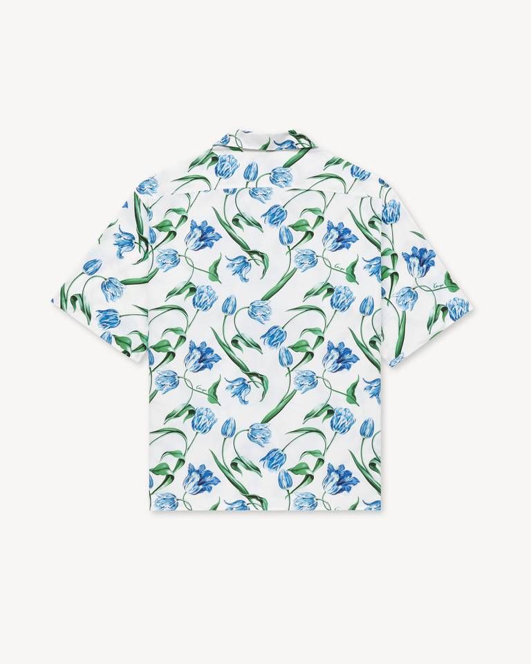 Kenzo - Áo sơ mi ngắn tay KENZO Tulip kiểu Hawaii bằng cotton.