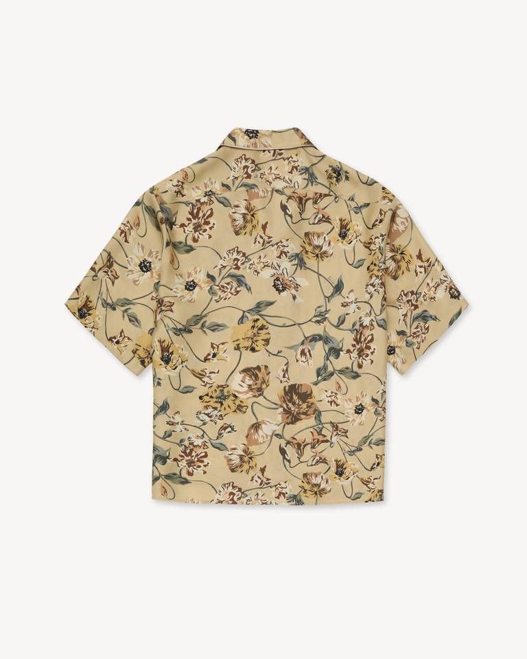 Áo sơ mi lụa ngắn tay KENZO Wildflower