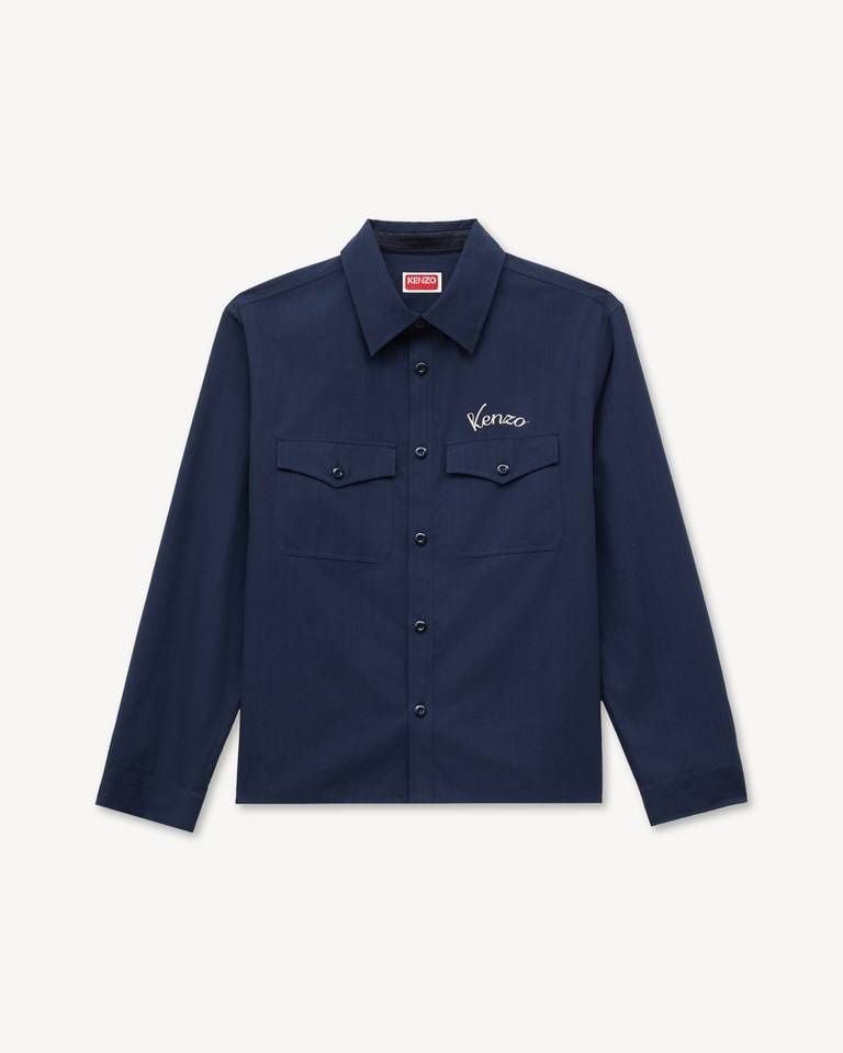 Áo sơ mi khoác cotton KENZO Varsity