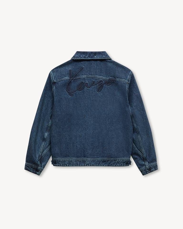 Áo khoác unisex đa năng KENZO Signature chất liệu denim Nhật Bản