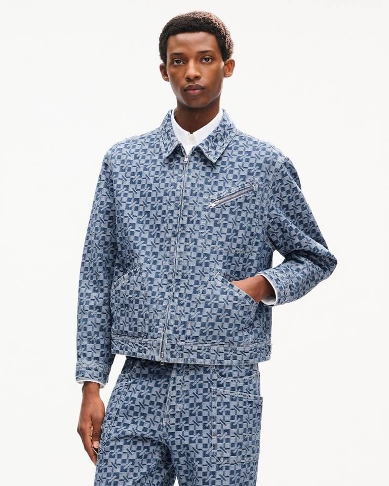 Áo khoác denim Nhật Bản Kenzogram