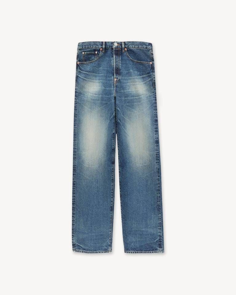 Quần jeans KENZO denim Nhật Bản ống đứng